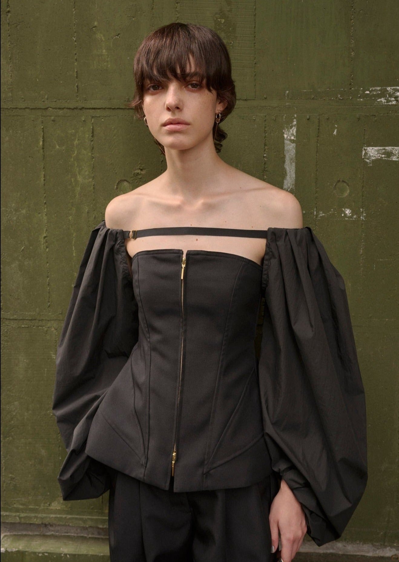 Bare top corset