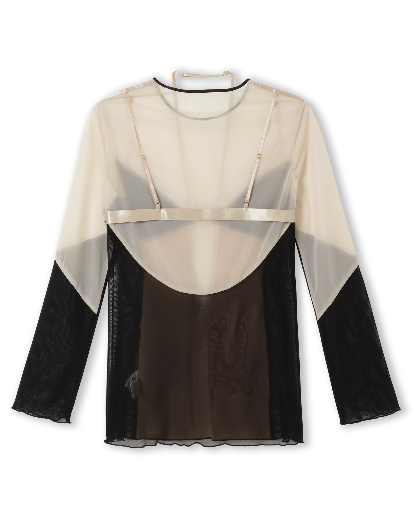 Switching sheer tops