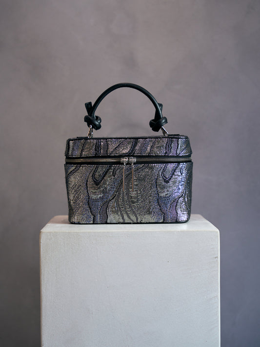 METALLIC JACQUARD VANITY BAG (pre-order)