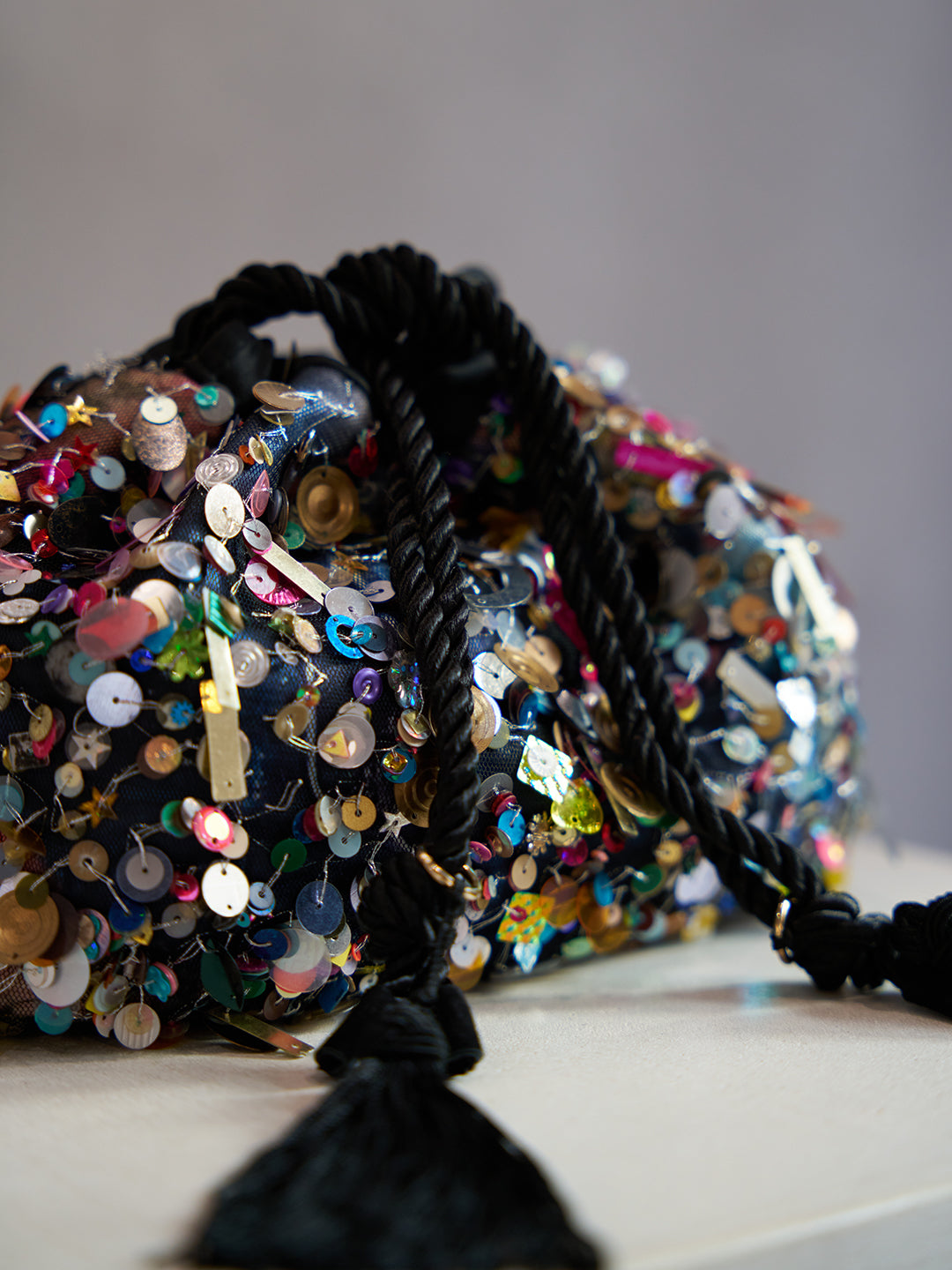 SPANGLE PURSE HAND BAG (pre-order)