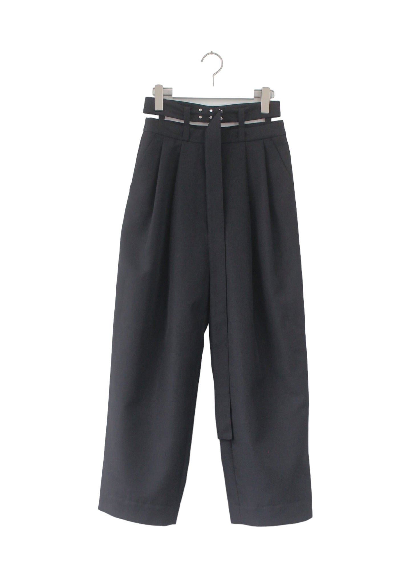 Double waist tapered pants