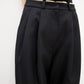 Double waist tapered pants