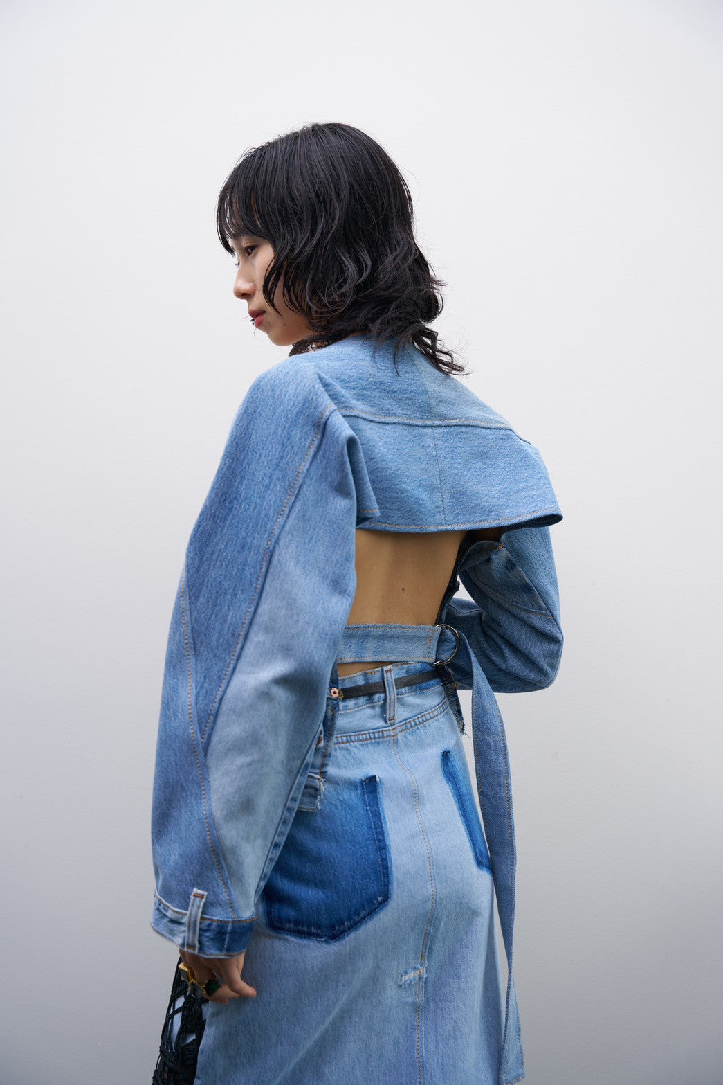 REMAKEDENIM BACKOPEN DENIMJACKET