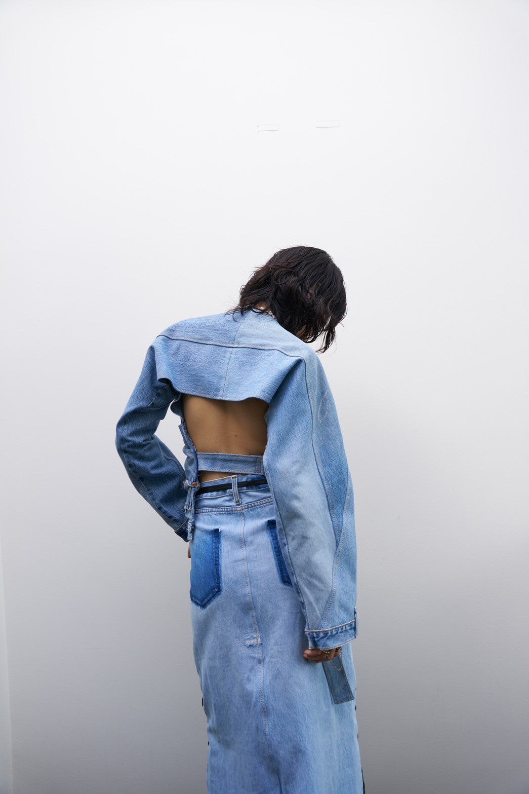 REMAKEDENIM BACKOPEN DENIMJACKET